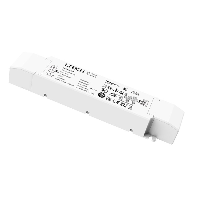 LM-36-24-G1T2 36W 24VDC CV Triac LED Driver LM-36-24-G1T2 36W 24VDC CV Triac LED Driver